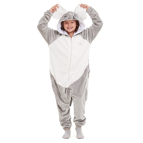 Snuggs Kids Blanket Onesie Elephant